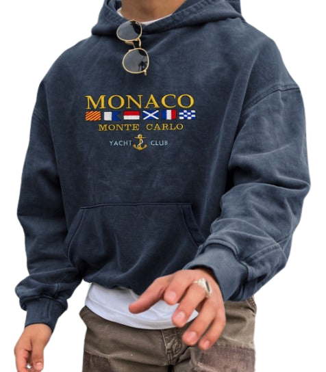 Old money Monaco yacht club hoodie - Mercy