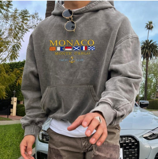 Old money Monaco yacht club hoodie - Mercy