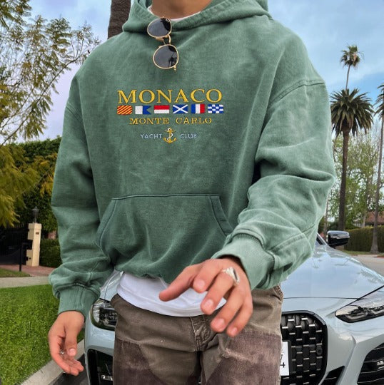 Old money Monaco yacht club hoodie - Mercy