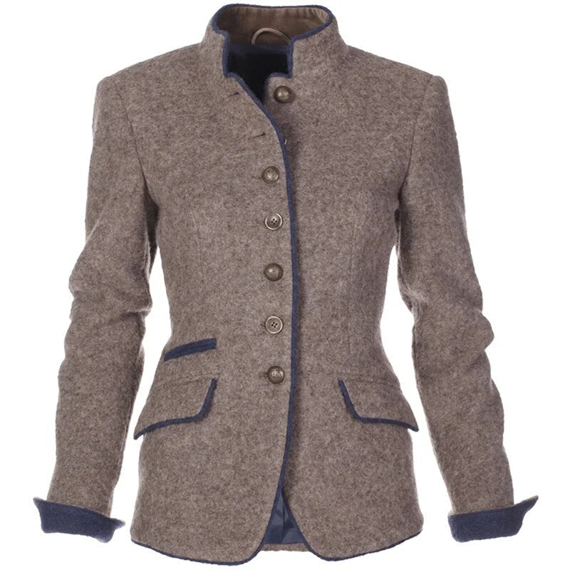 Gestructureerde Blazer Voor Dames