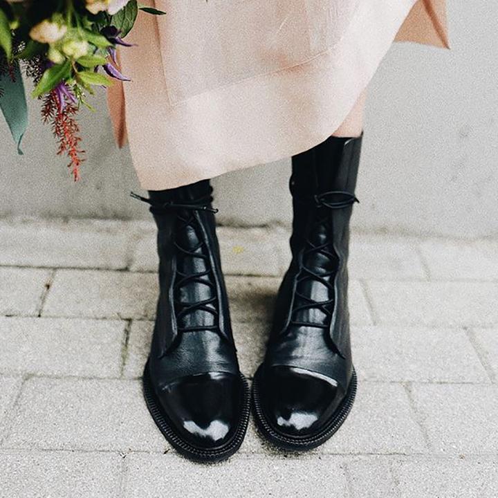Hoge Leren Laarzen voor Vrouwen - Linda