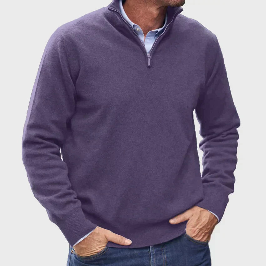 Italiaanse Half-Zip Trui Voor Heren - Ferdinand