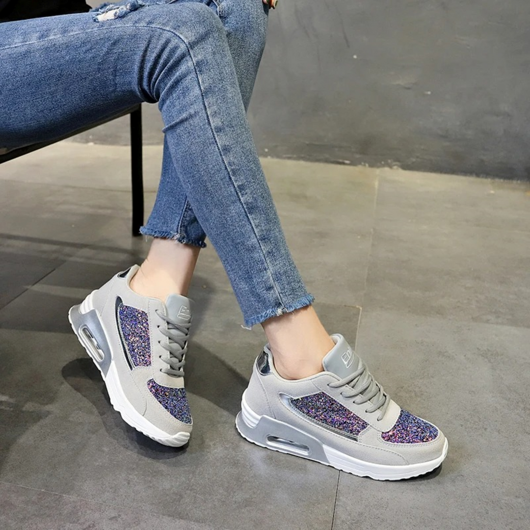 High Top Dames Sneakers Met Detail - Chavel