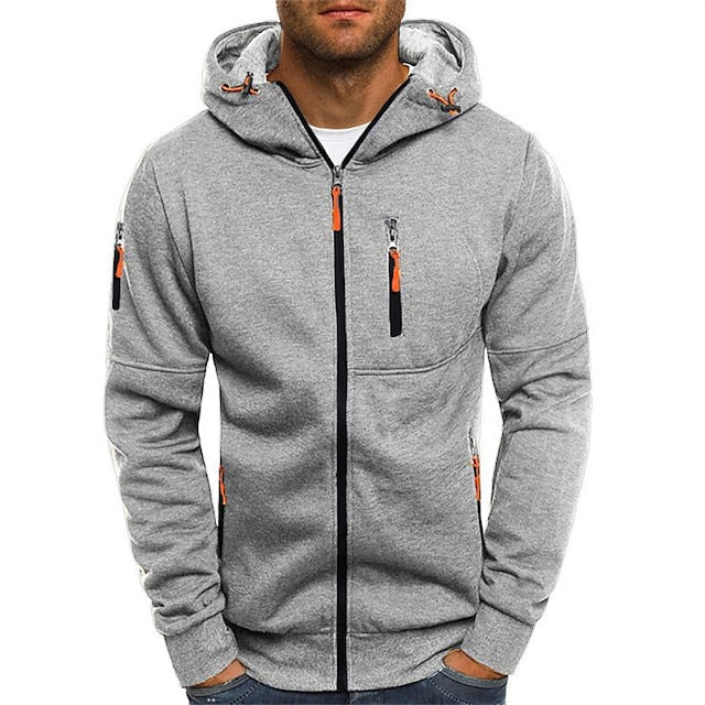 Casual Heren Vest Met Capuchon