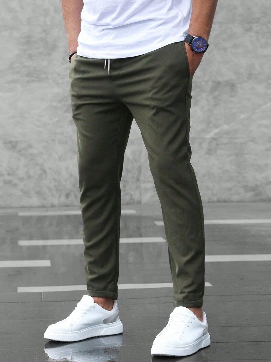 Heren Broek Met Stretch - Stijlvol