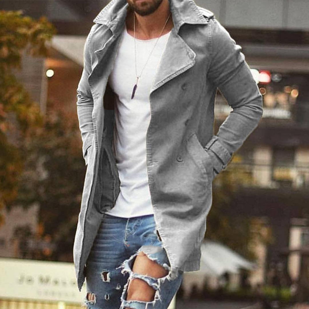 Lange Casual Jas Voor Heren - William