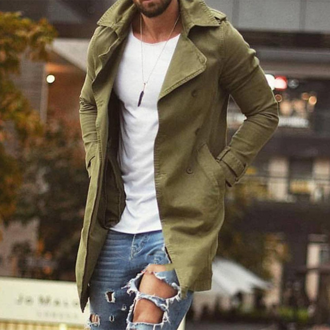 Lange Casual Jas Voor Heren - William
