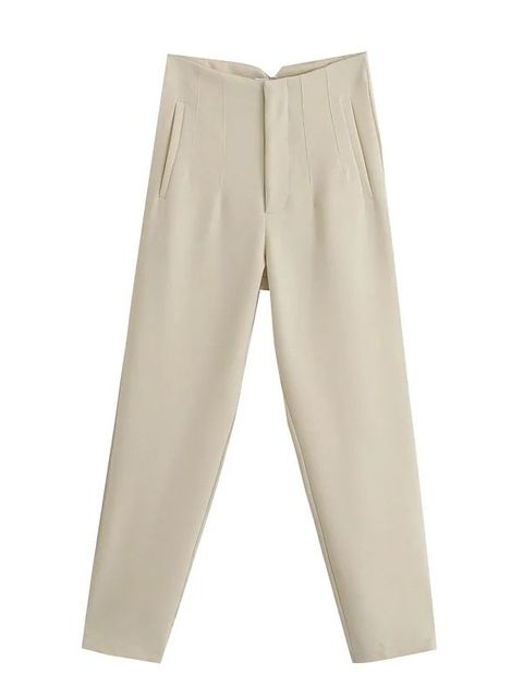 Chique Broek Met Hoge Taille Dames