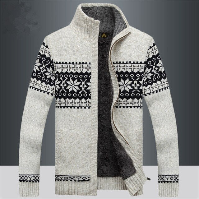 Modern Gebreid Heren Fleece Vest - Nordin