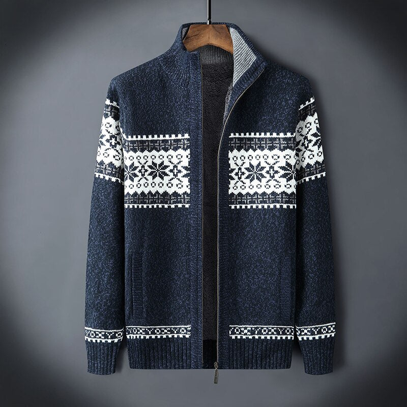 Modern Gebreid Heren Fleece Vest - Nordin