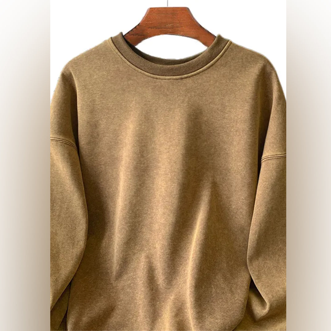 Washed Basic Trui voor Heren