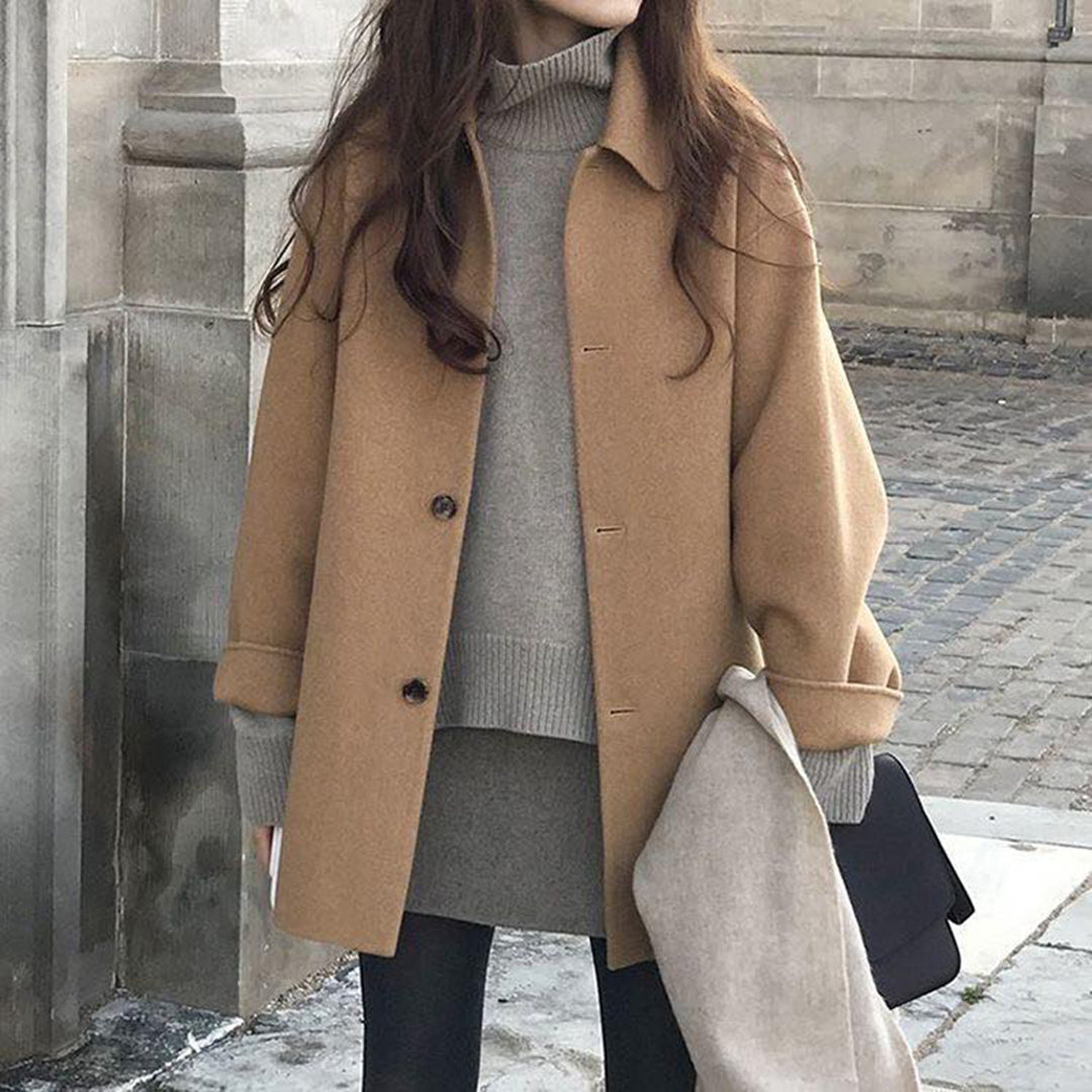 Kasjmier Trenchcoat Kort Dames