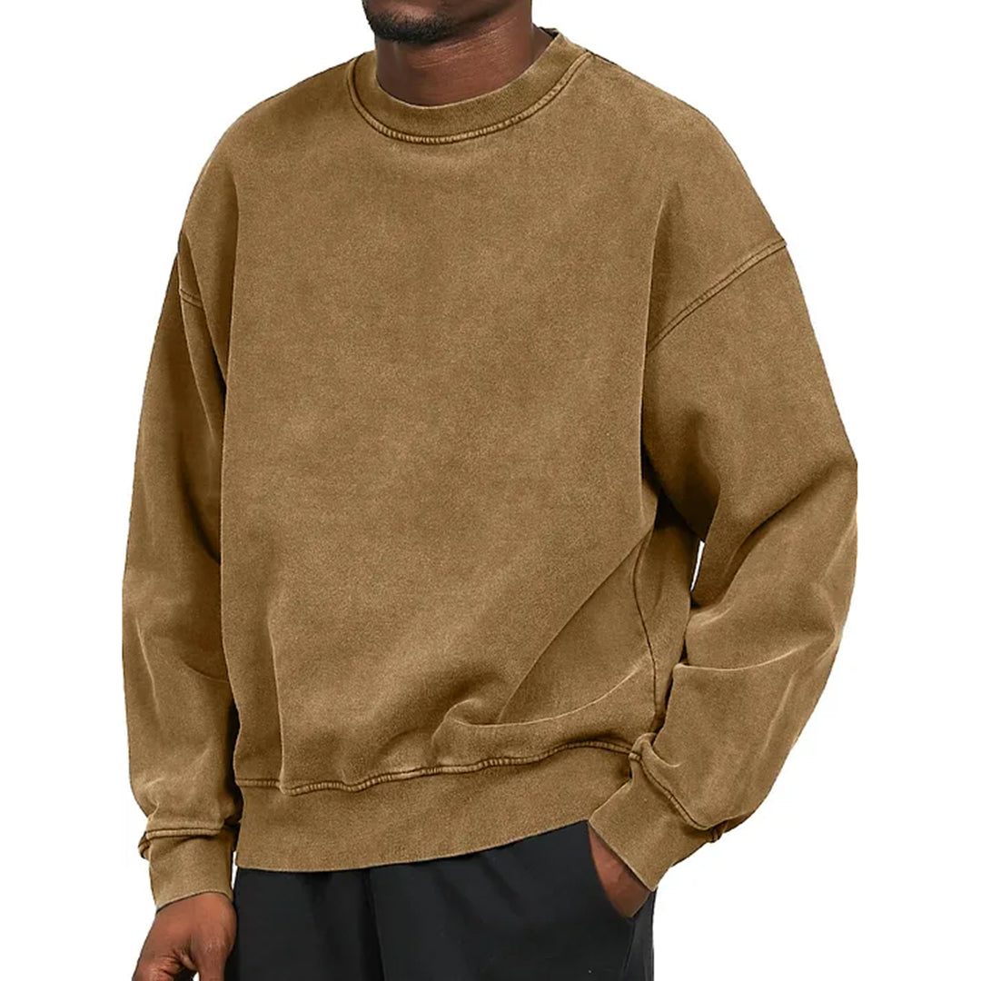 Washed Basic Trui voor Heren