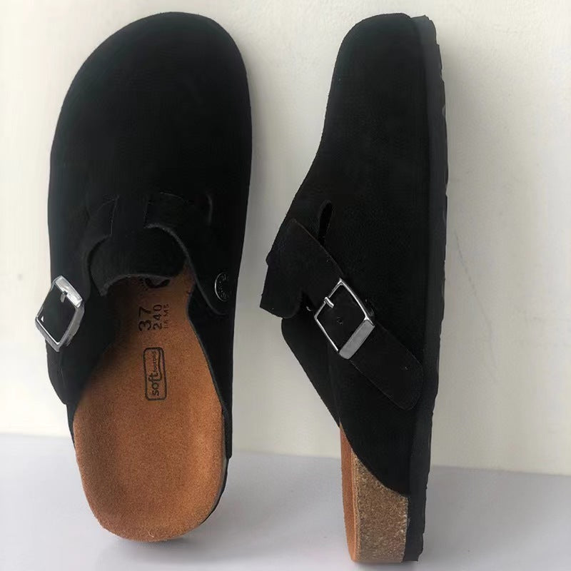 Leder Unisex Pantoffels