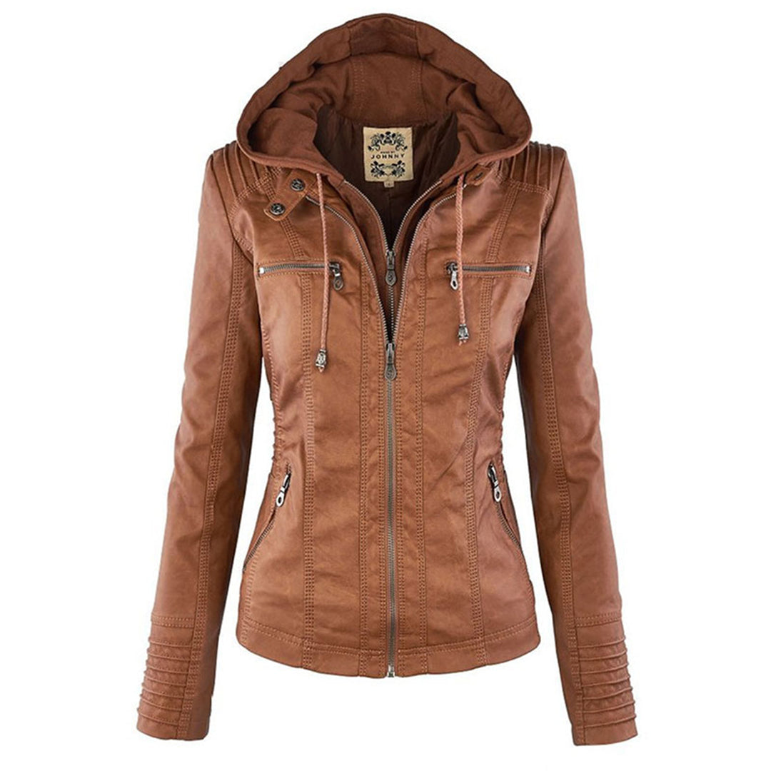 Risla - Casual Leren Zomerjas Voor Dames