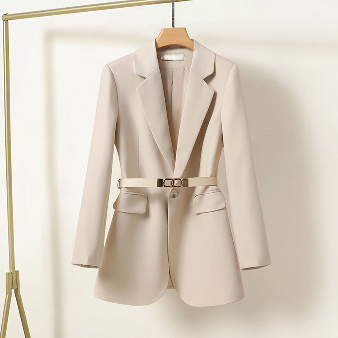 DANA - Nette Lange Blazer Met Riem Voor Dames