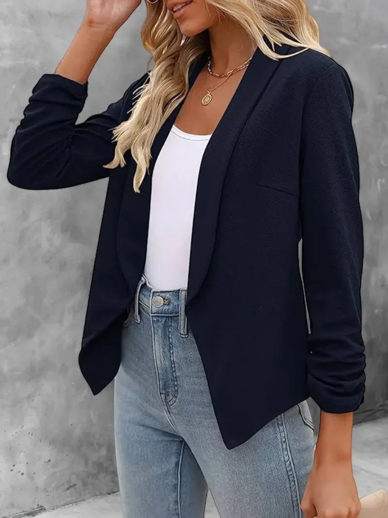 Lilou | Blazer Met Open Voorkant | Zomer