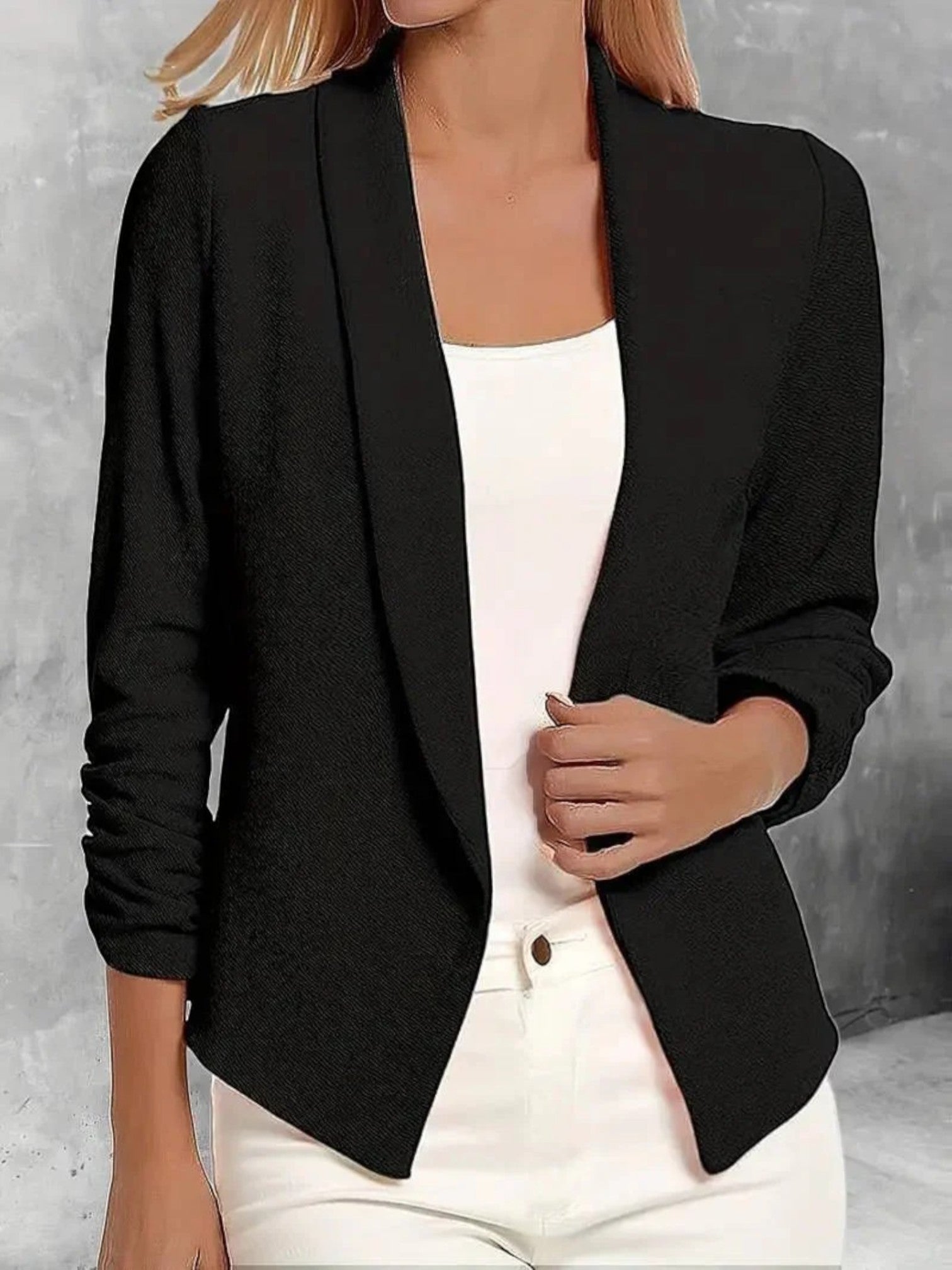 Lilou | Blazer Met Open Voorkant | Zomer