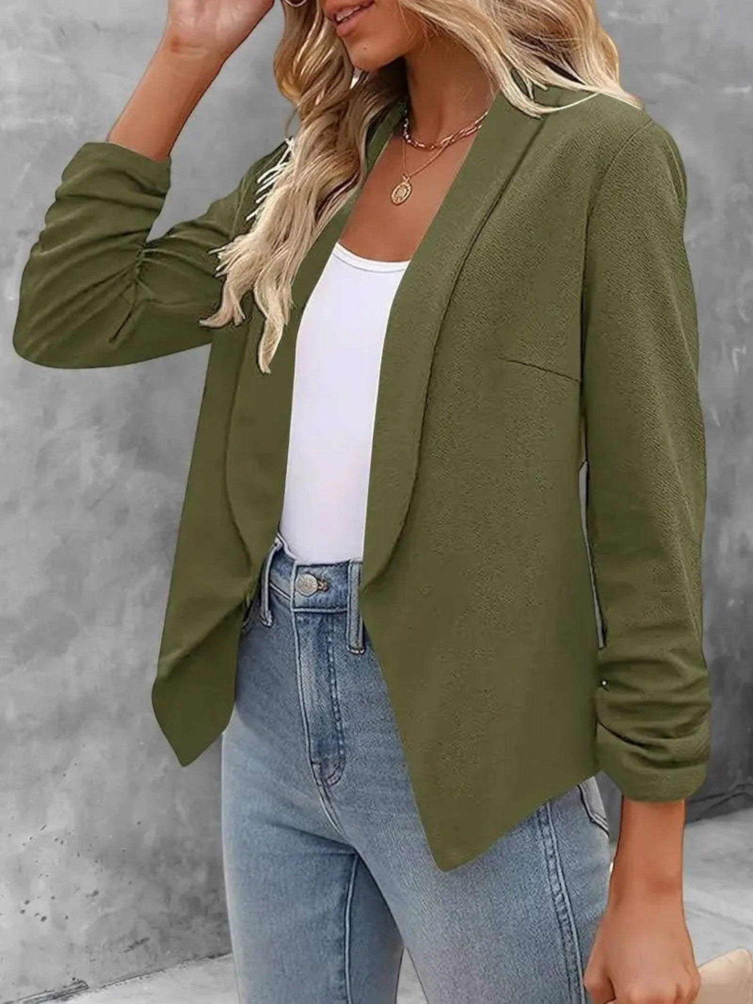 Lilou | Blazer Met Open Voorkant | Zomer