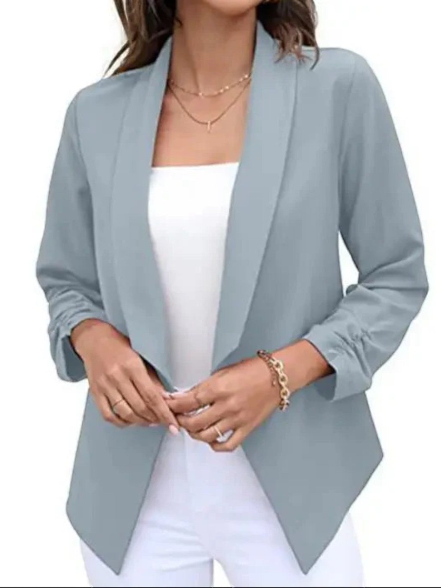 Lilou | Blazer Met Open Voorkant | Zomer