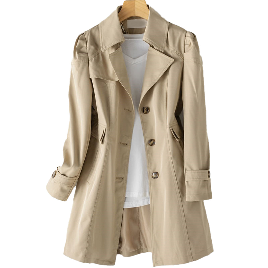 Lange Windjack Regenjas Dames
