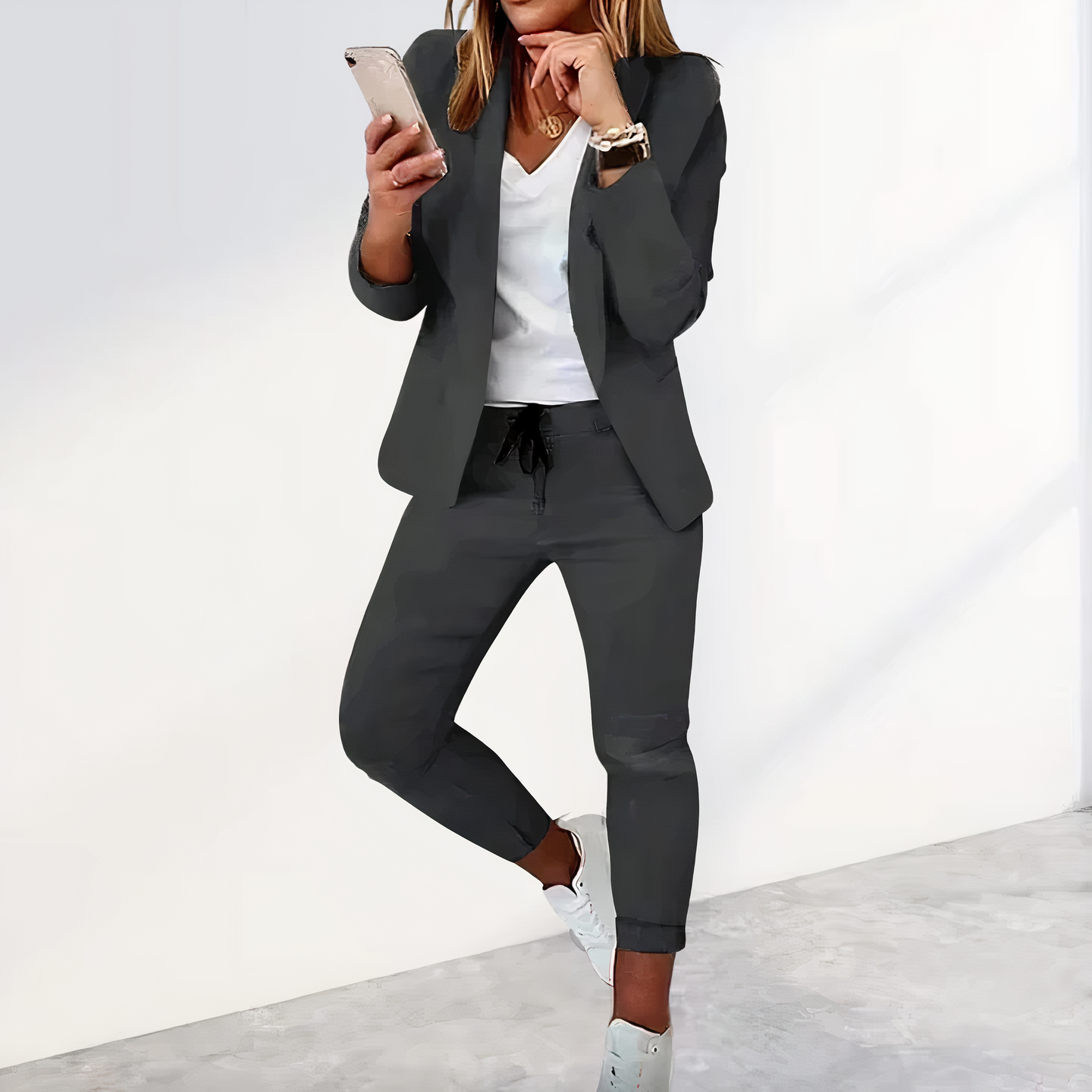2-Delig Damespak Blazer & Broek