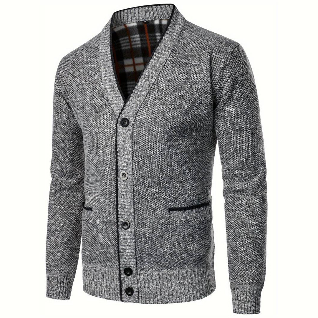Stijlvol Gebreid Vest Met Knopen - George