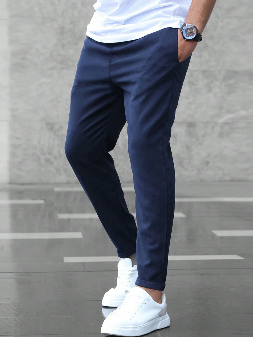 Heren Broek Met Stretch - Stijlvol