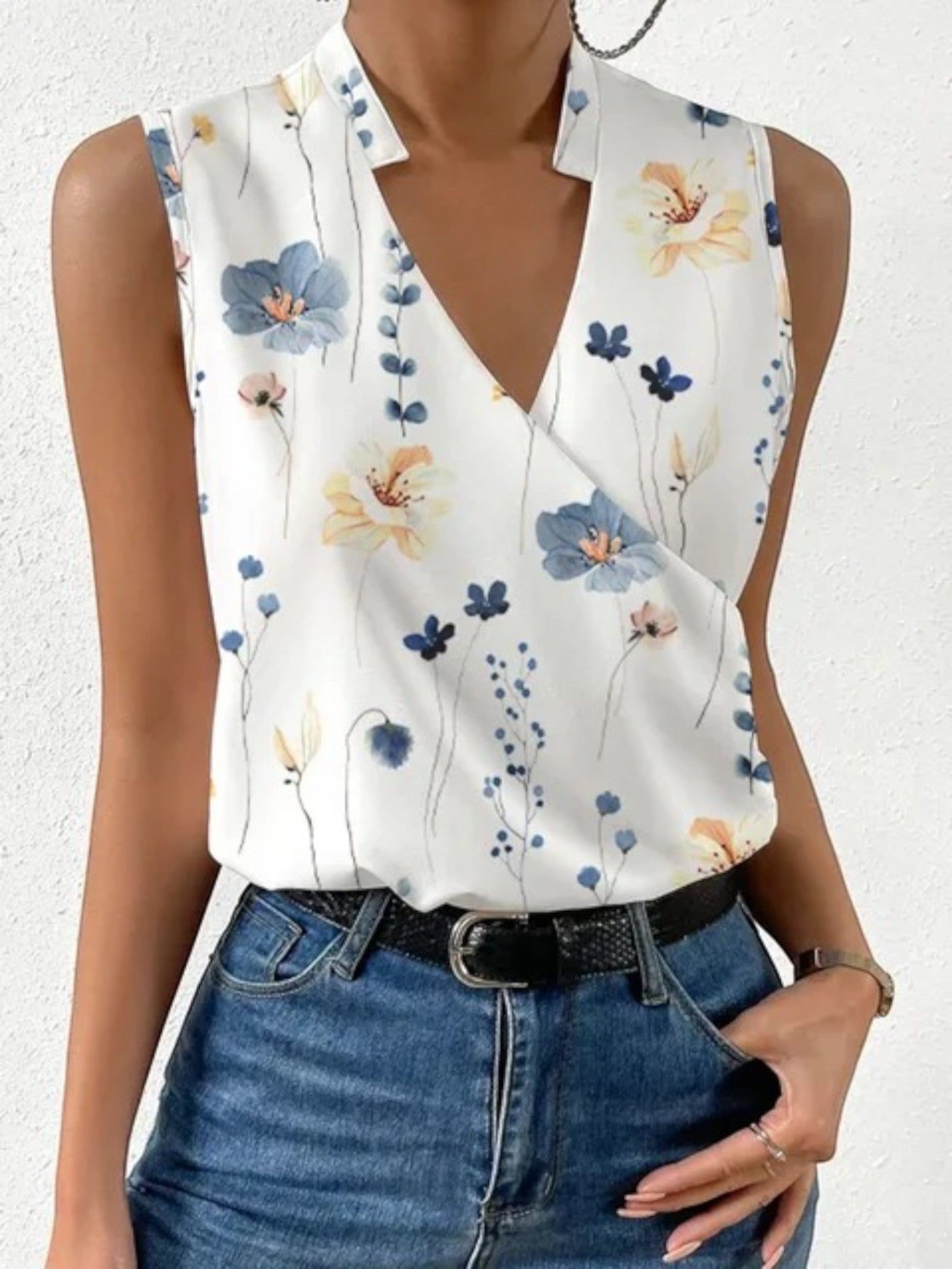 Camila | Mouwloze Top