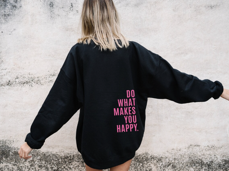 Pullover Met Rugprint | Winter