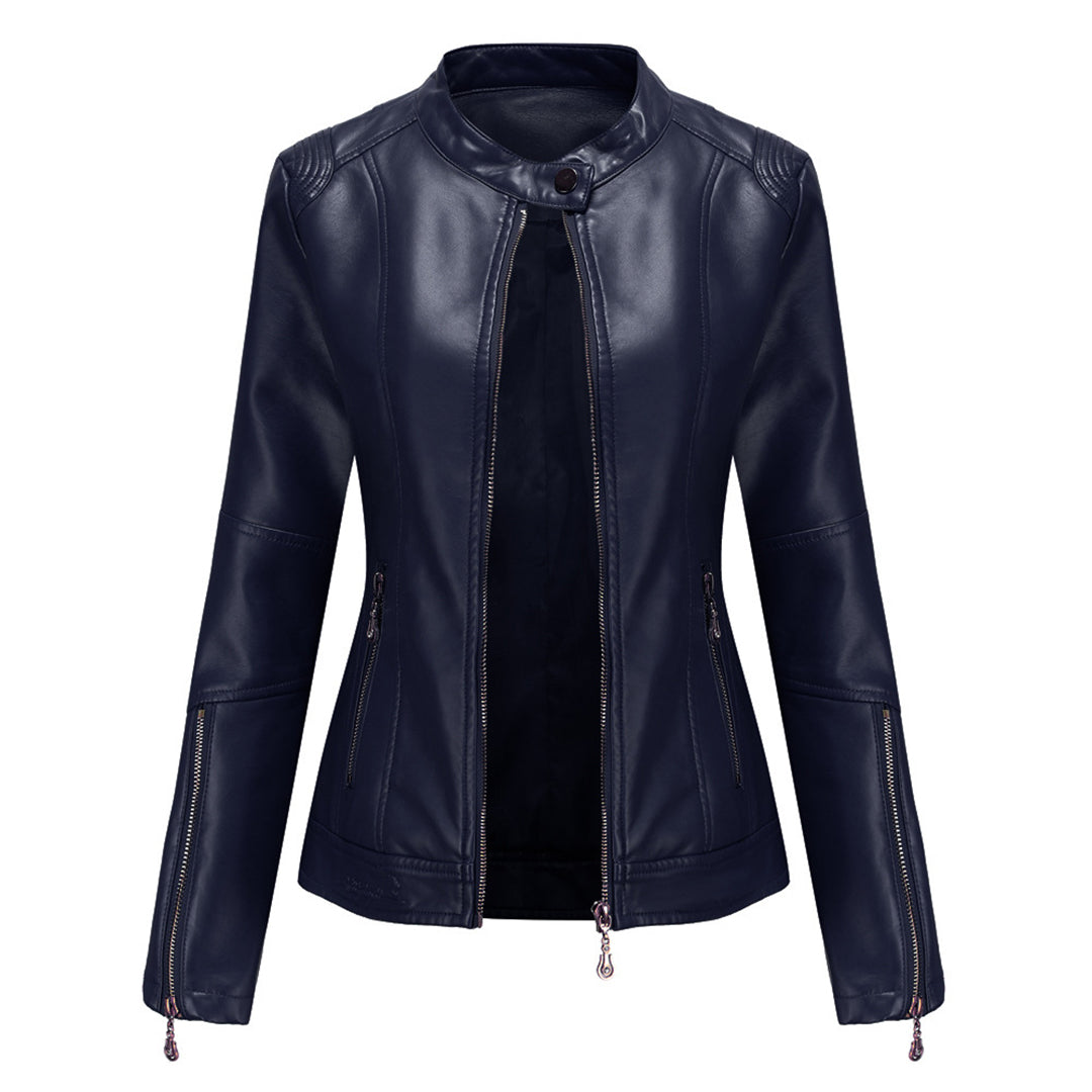 Dames Leren Motorjack | Met Rits