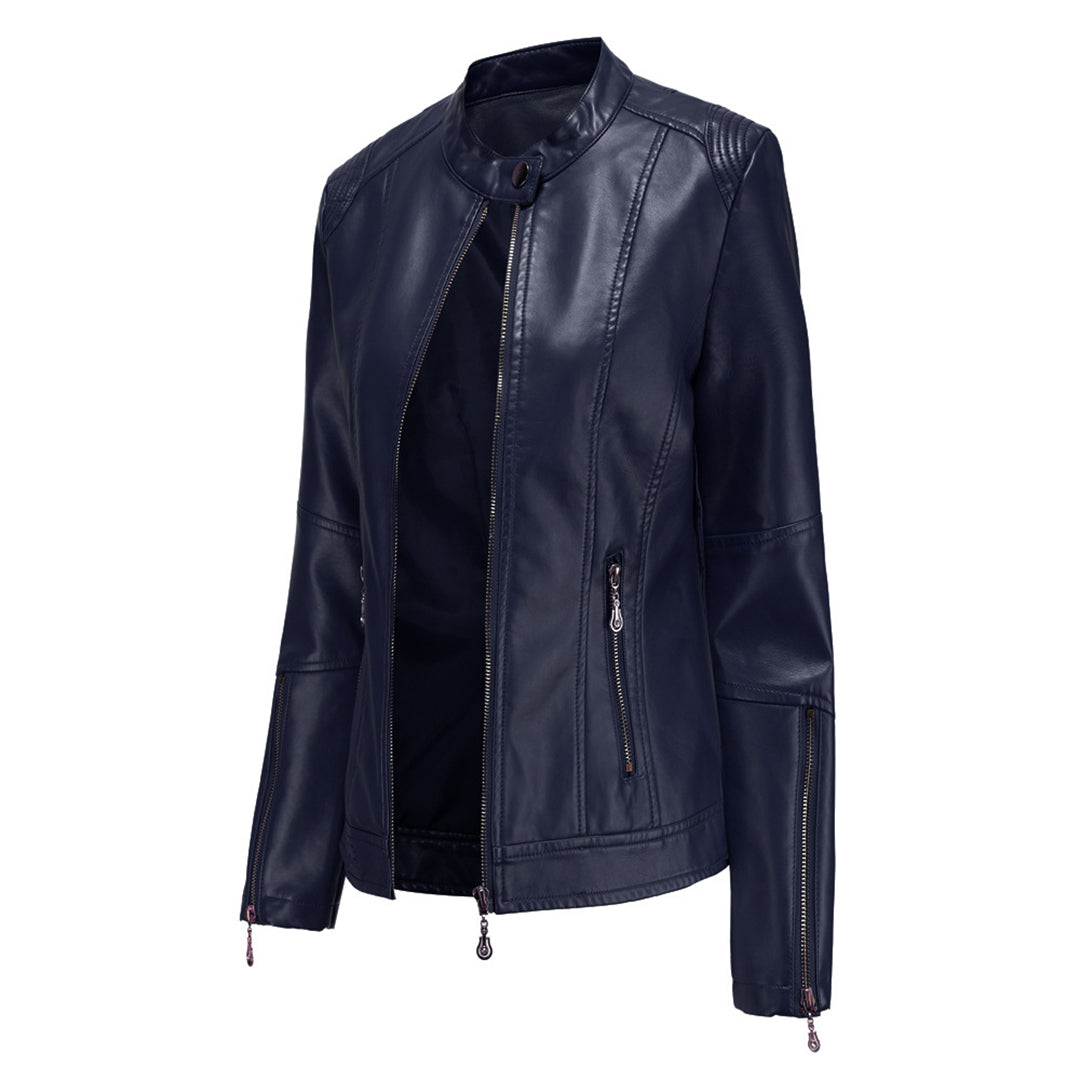 Dames Leren Motorjack | Met Rits