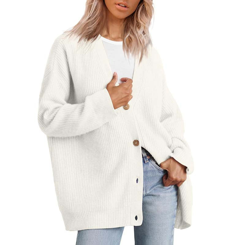 Casual Oversized Vest Met Knoopjes | V-hals