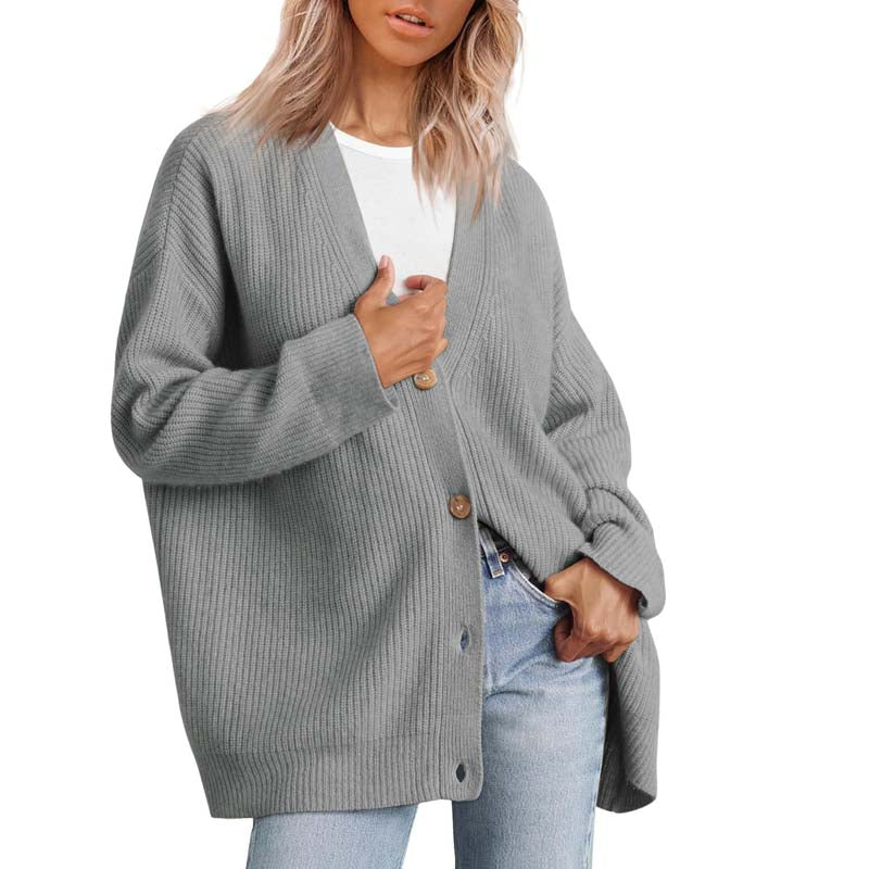 Casual Oversized Vest Met Knoopjes | V-hals