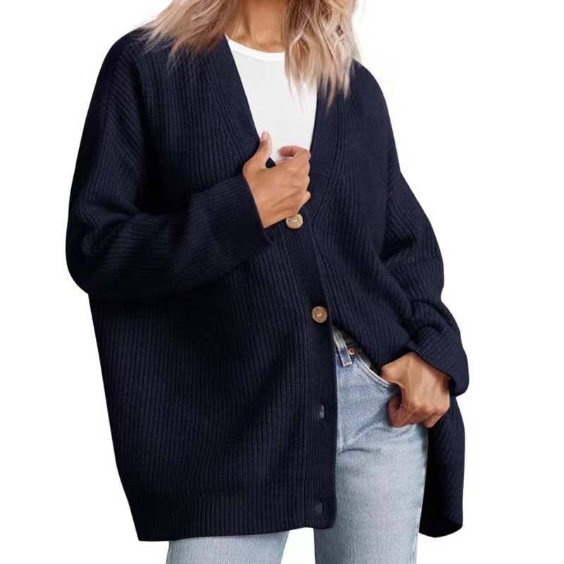 Casual Oversized Vest Met Knoopjes | V-hals