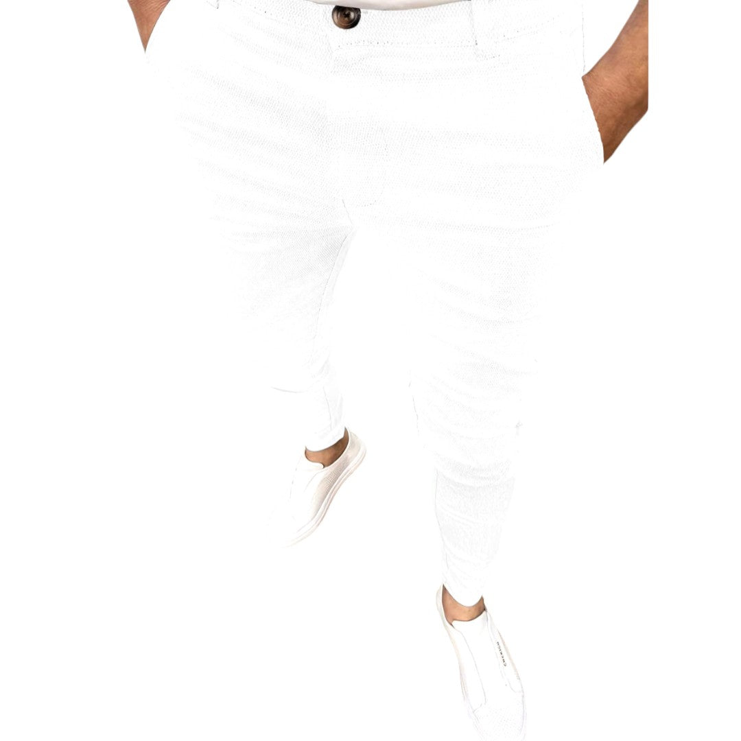 Casual Chique Heren Broek Met Stretch - Comfortabel en Veelzijdig