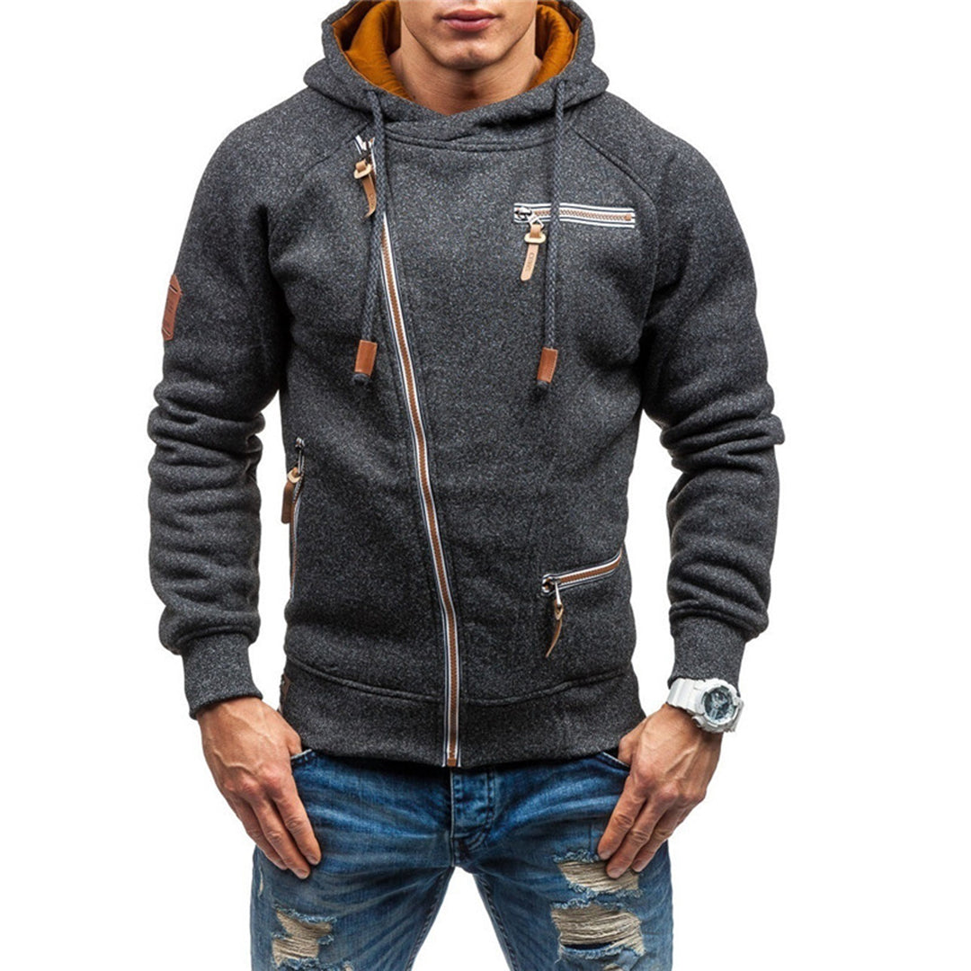 Casual Fleece Vest Met Capuchon Voor Heren - Benson