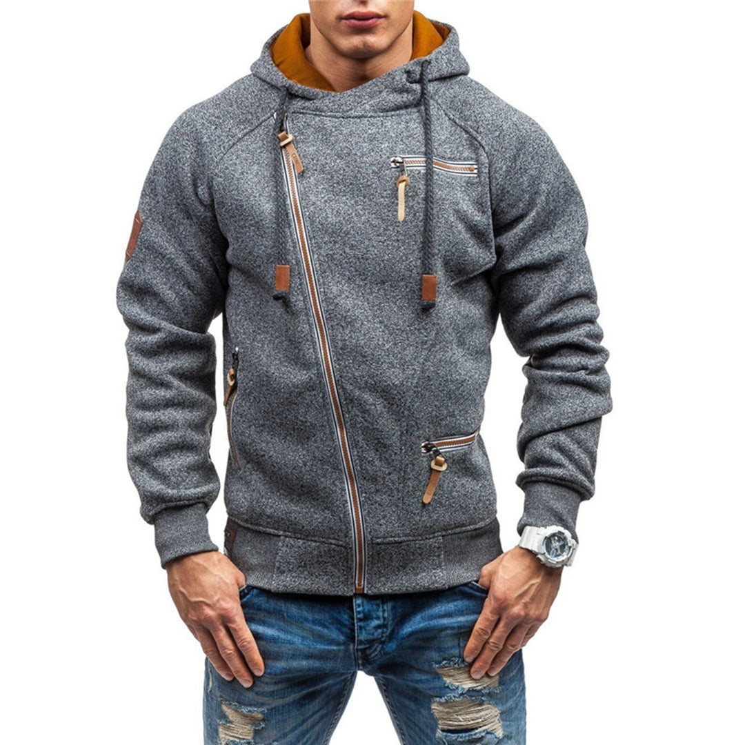 Casual Fleece Vest Met Capuchon Voor Heren - Benson