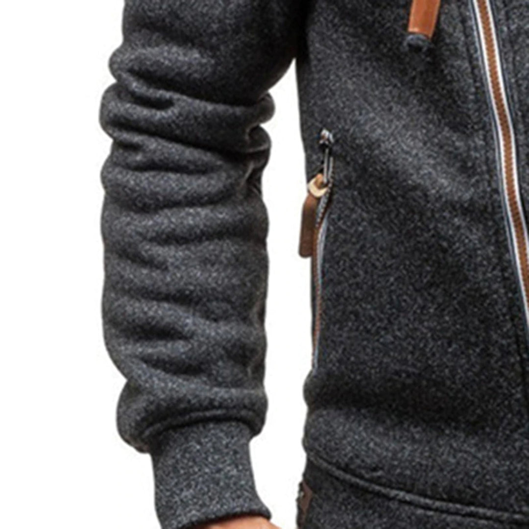Casual Fleece Vest Met Capuchon Voor Heren - Benson
