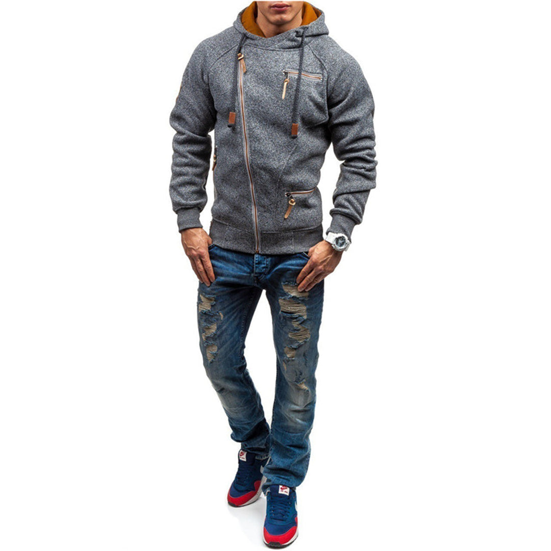 Casual Fleece Vest Met Capuchon Voor Heren - Benson