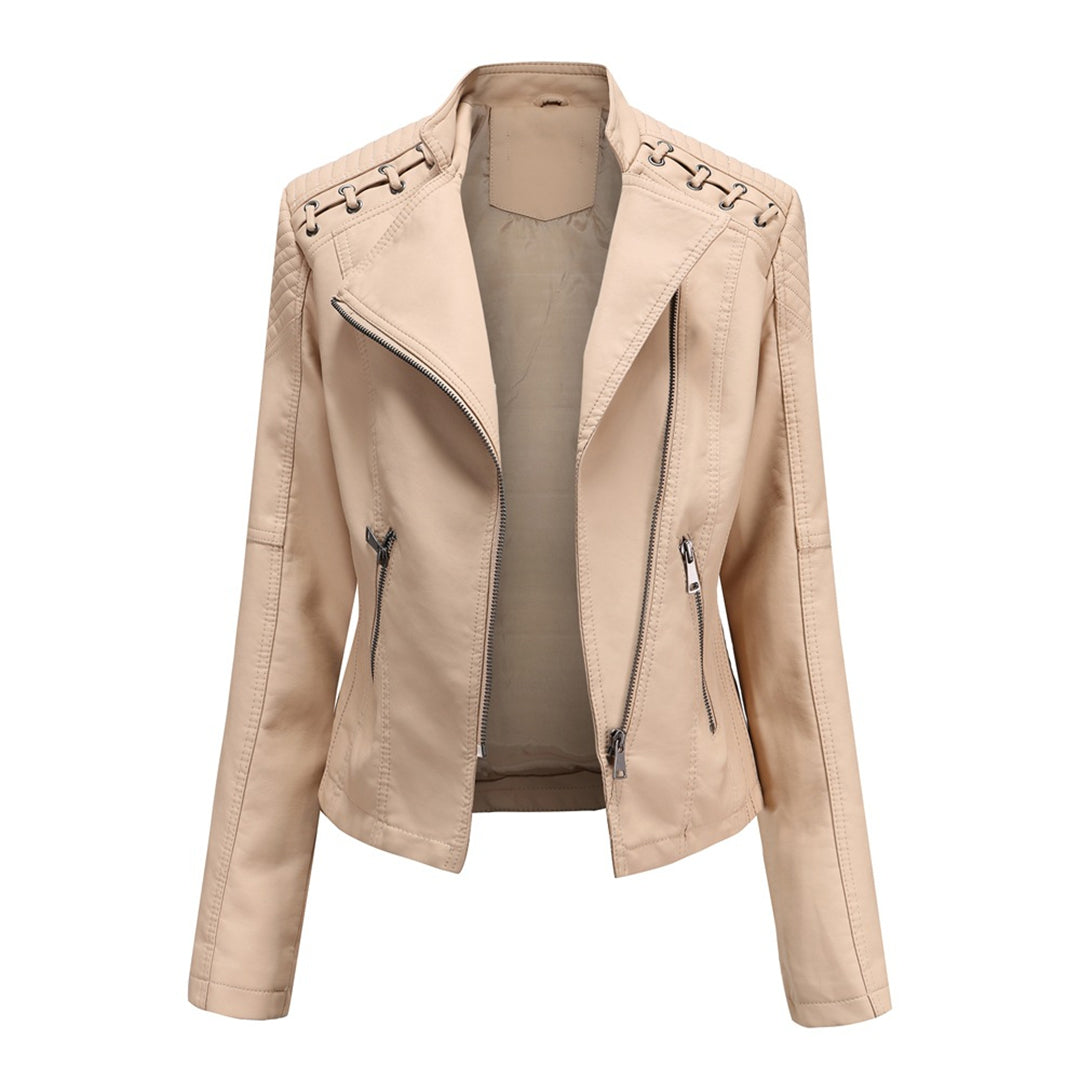 Stijlvolle Leren Jas voor Dames