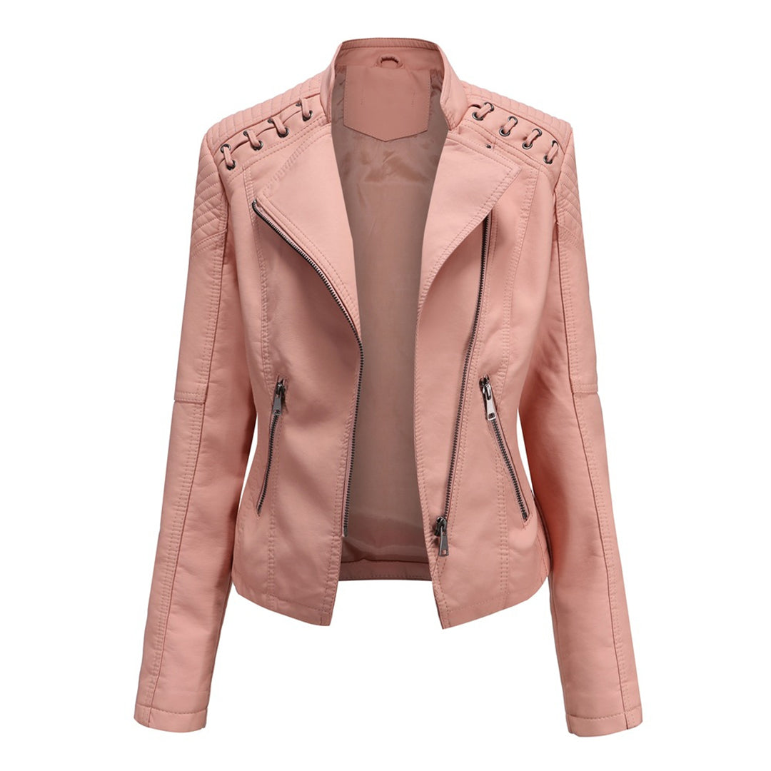 Stijlvolle Leren Jas voor Dames