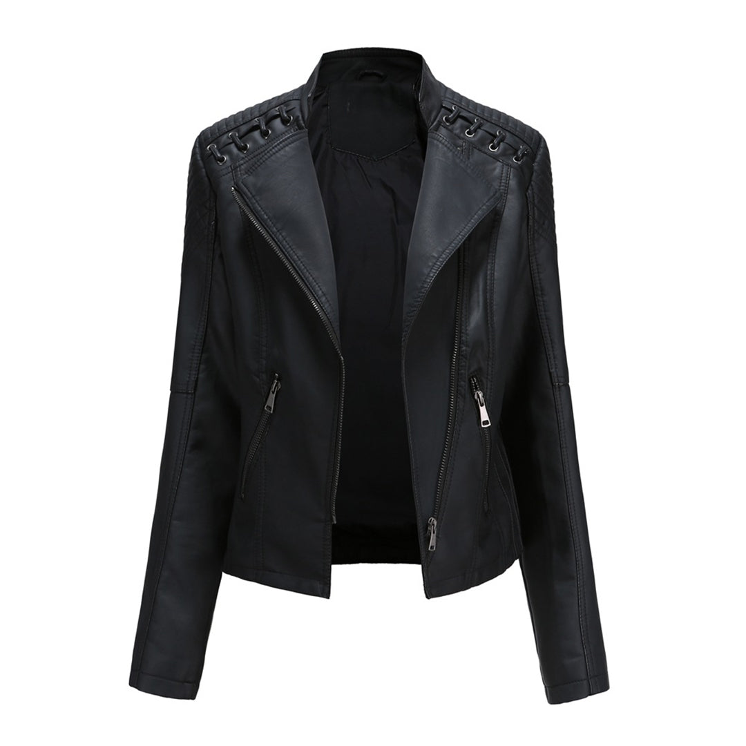 Stijlvolle Leren Jas voor Dames