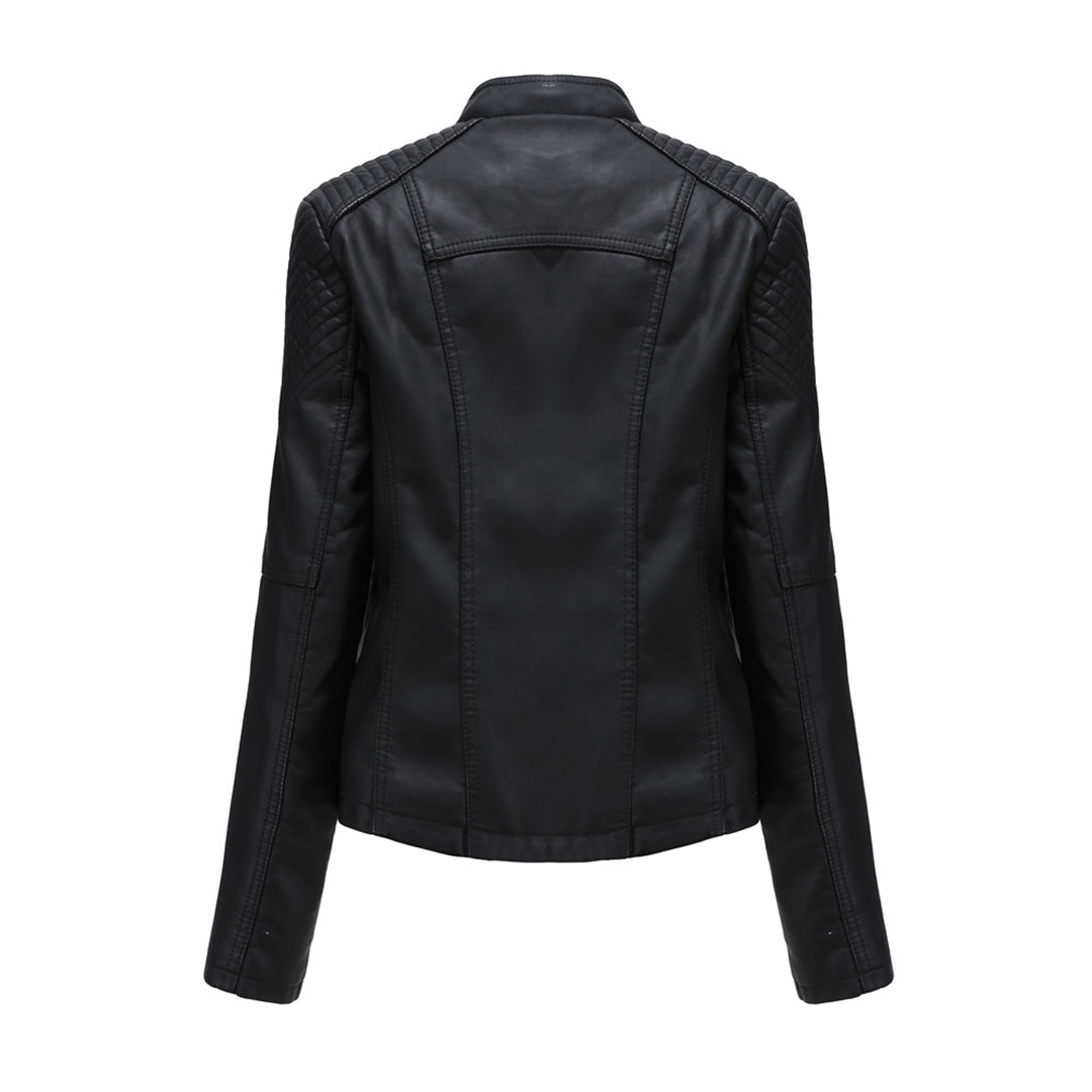 Stijlvolle Leren Jas voor Dames