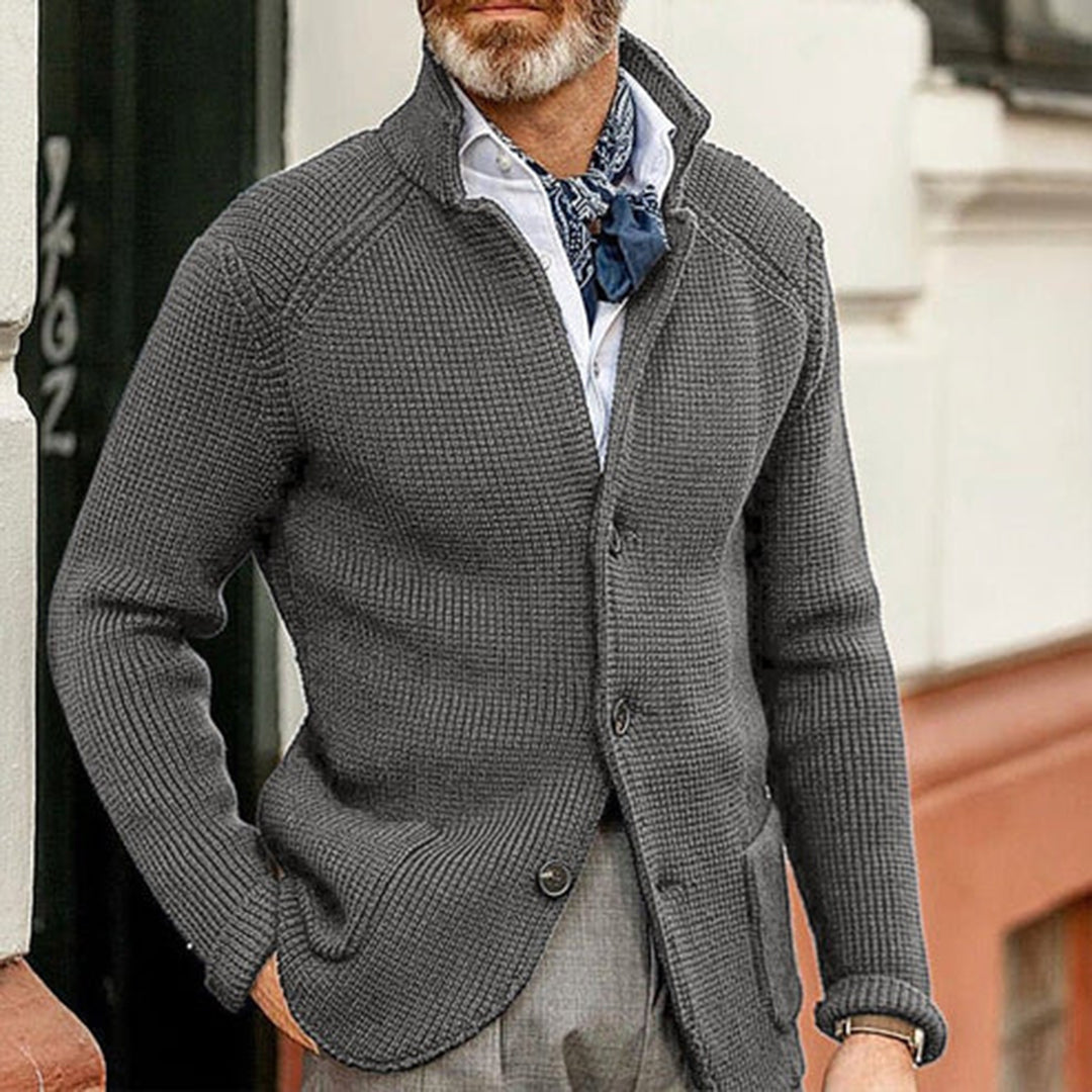 Knitted  Vest Met Knopen Voor Heren - Luxor