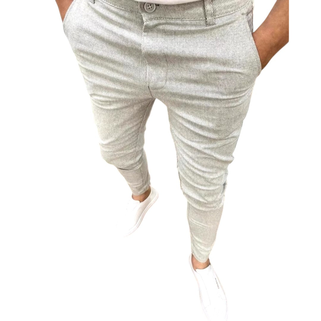 Casual Chique Heren Broek Met Stretch - Comfortabel en Veelzijdig