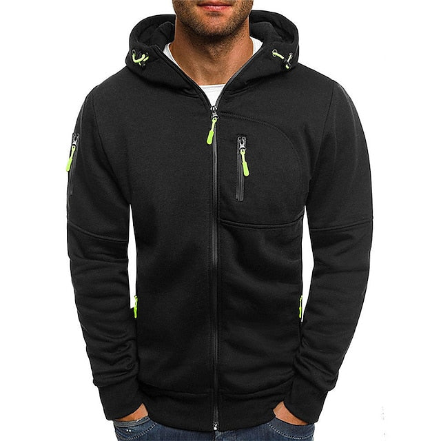 Casual Heren Vest Met Capuchon