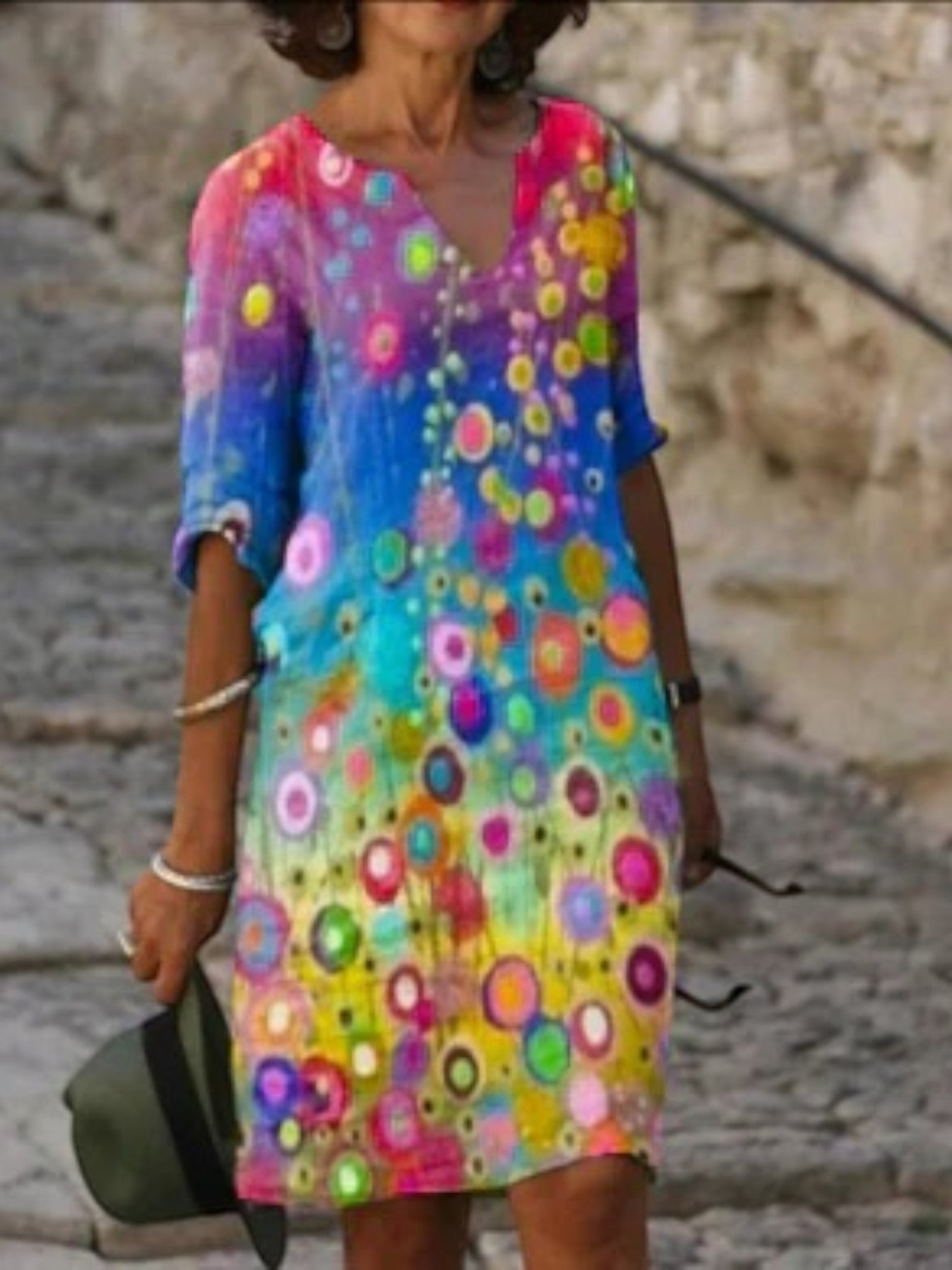 Camila | Zomerjurk Met Bloemenprint | Mini