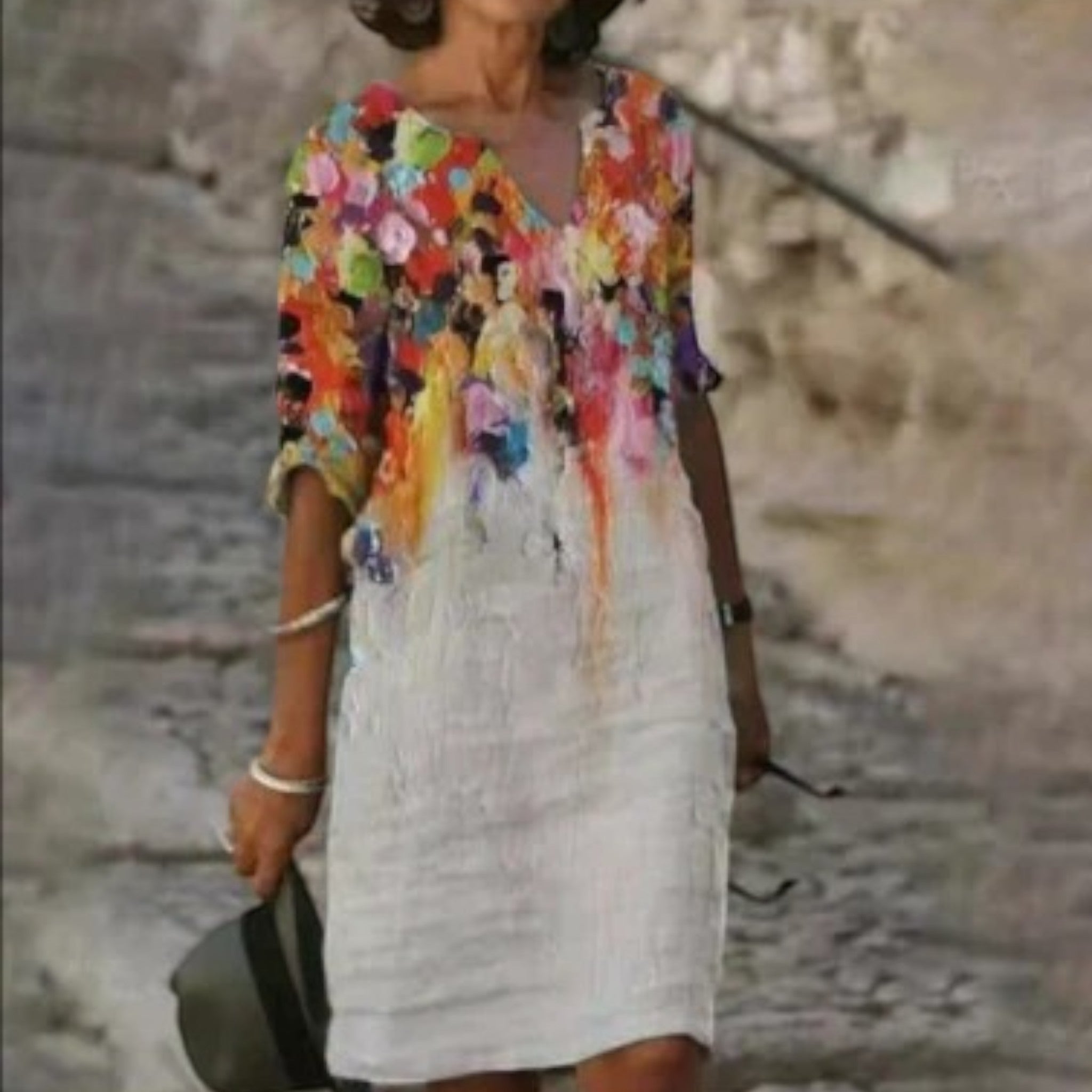 Camila | Zomerjurk Met Bloemenprint | Mini