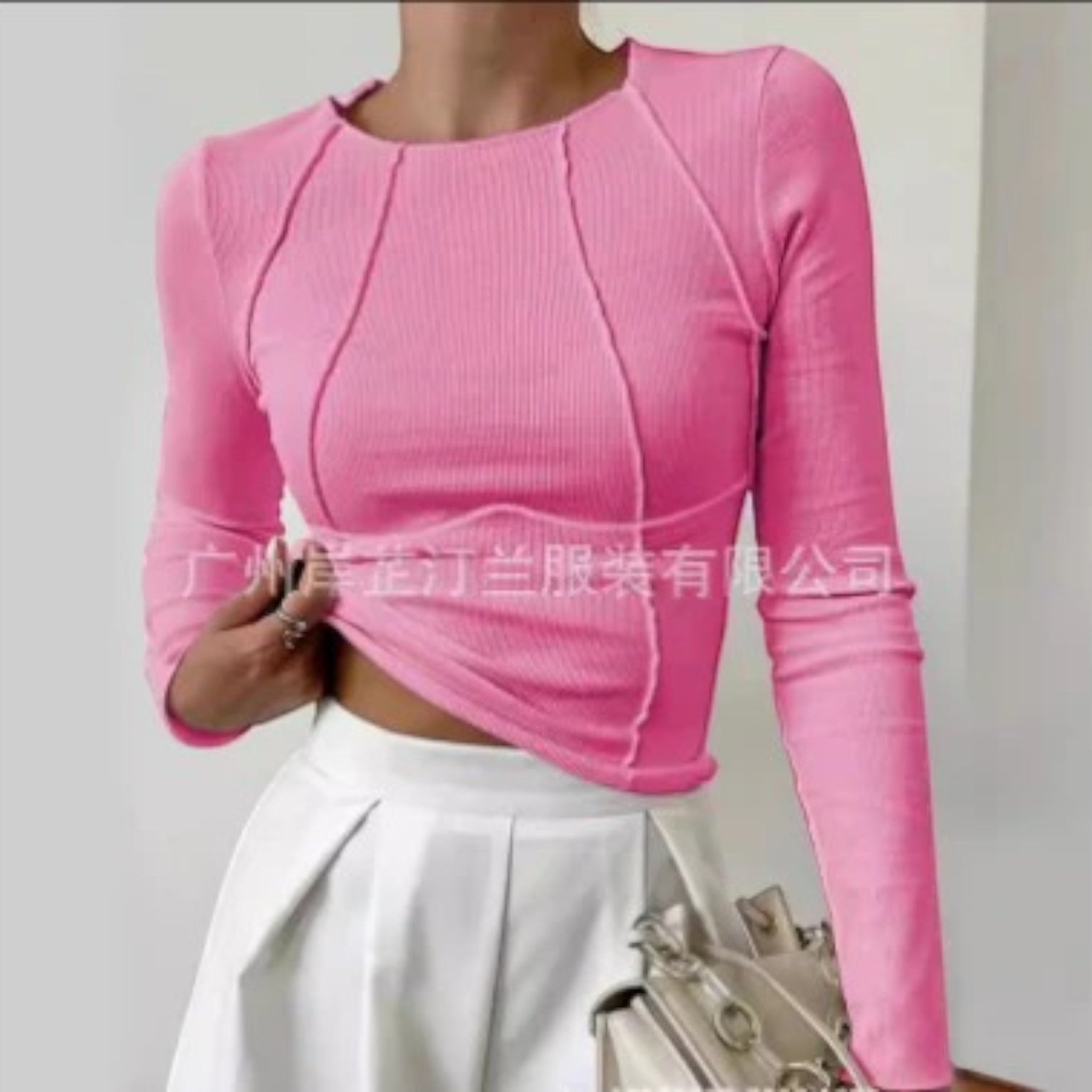 Ophelie | Casual Top Met Lange Mouwen